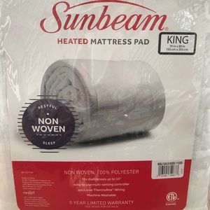 King size heated mattress pad